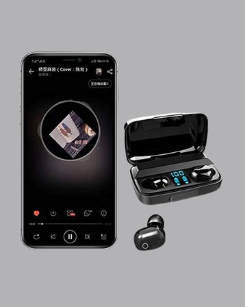 Nevamel A10s Kablosuz Bluetooth Kulaklık – 1800mAh Powerbank Otomatik Eşleşme iOS/Android Uyumlu