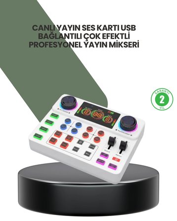 Nevamel® Podcast Karaoke ve Sosyal Medya Yayınları İçin Ses Kartı