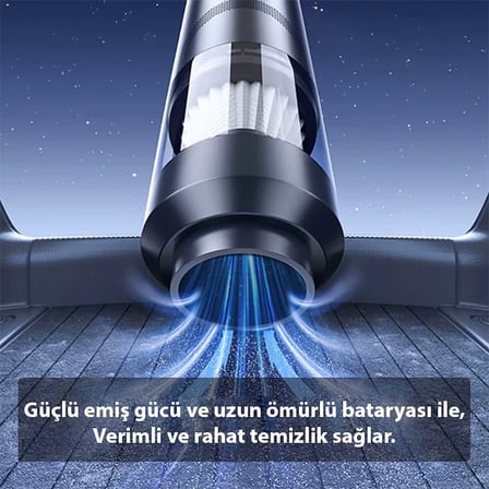 Nevamel ALLY Elektrikli Araç Süpürgesi - Araba Süpürgesi - Oto Süpürge - Mini Süpürge ST-6675c-(5775)