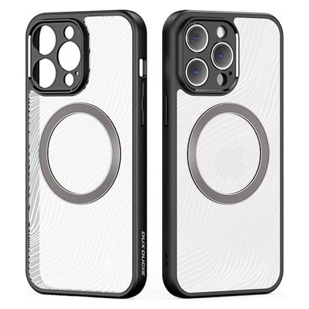 Nevamel Dux Ducis iPhone 14 Pro Aimo Series MagSafe Premium Buzlu Sert PC-TPU Kılıf-(5775)