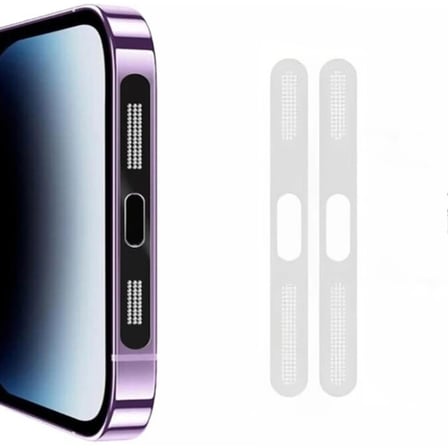Nevamel Ally iPhone 15 Pro İçin Anti-Dust Toz Ve Kir Önleyici Sticker 2 Adet Set-(5775)