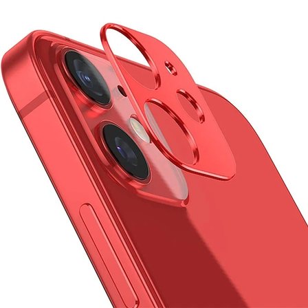 Nevamel İPhone 12 3D Metal Kamera Koruyucu Metal Lens-(5775)