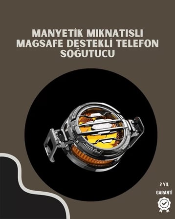 Nevamel® Tüm Telefonlarla Uyumlu Kompakt Soğutucu | Yüksek Performanslı Hızlı Soğutma