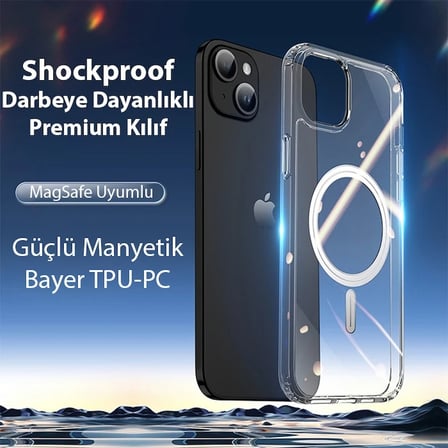 Nevamel Dux Ducis Clin Mag Series iPhone 15 Magsafe Uyumlu Manyetik Silikon Kılıf-(5775)