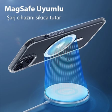 Nevamel Dux Ducis Clin Mag Series iPhone 15 Magsafe Uyumlu Manyetik Silikon Kılıf-(5775)