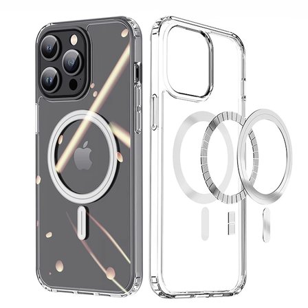 Nevamel Dux Ducis Clin Mag Series iPhone 15 Pro Magsafe Uyumlu Manyetik Silikon Kılıf-(5775)
