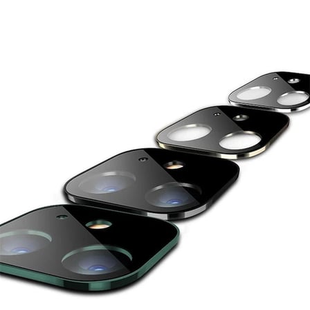 Nevamel iPhone 11 6.1 İnch 3D Metal Kamera Koruyucu Metal Lens-(5775)