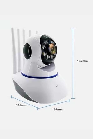 Nevamel Akıllı Gece Görüşlü Sensörlü Wifi Kamera Telefondan Takip Edilebilir