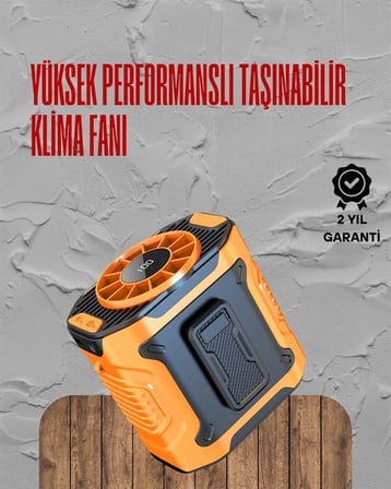 Nevamel Turbo Mini Fan – Dijital Ekranlı Sessiz & Şarjlı Serinlik!