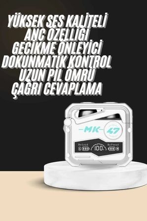 Nevamel® Oyuncu Kulaklığı Yeni Mekanik Kablosuz Kulaklık İos Android Uyumlu Yeni Nesil