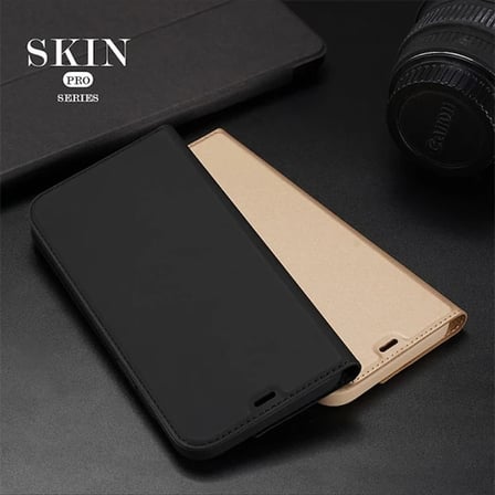 Nevamel DUX DUCİS İPhone 12/ 12 Pro Kılıf Kapaklı Flip Cover Kılıf Skin Pro Series Kılıf-(5775)