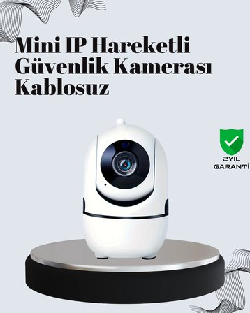 Nevamel® Akıllı Kontrol ve Hareket Takipli 1080P Kablosuz Güvenlik Kamerası – Gece Görüşlü ve İki Yönlü Sesli
