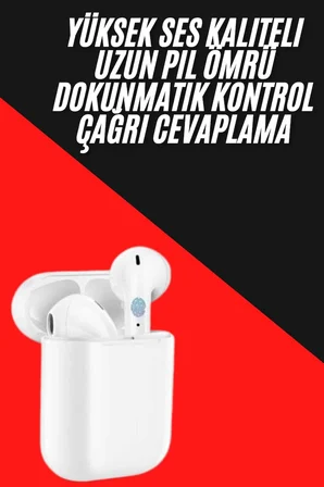 Nevamel Yeni Nesil Çift Mikrofonlu Dokunmatik Kablosuz Bluetooth Kulaklık