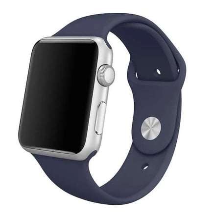 Nevamel Ally Apple Uyumlu Watch 7-8 45mm 6-5-4 44mm Silikon Kordon Kayış 3-2-1 42mm-(5775)