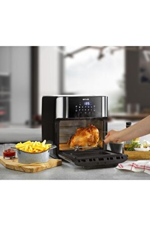 Orginal Çok Fonksiyonlu 12Lt Yağsız Fritöz Airfryer