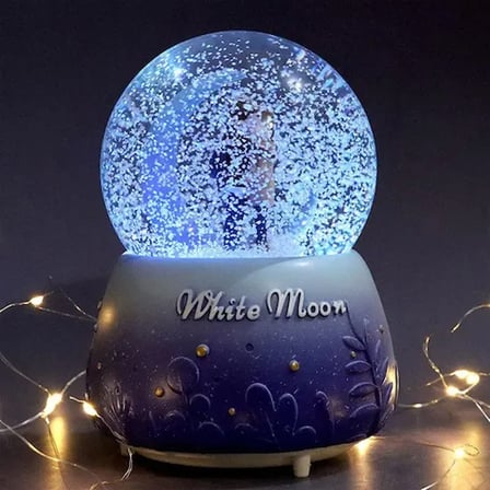 White Moon Kar Küresi Orta Boy