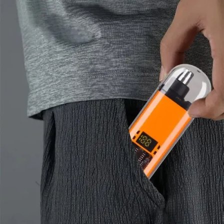 Cep Çakmak Model USB Şarjlı Burun Kulak Yanak Kıl Tüy Temizleme Makinesi
