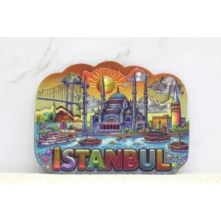 İstanbul Temalı Silikon Buzdolapı Süsü Magnet