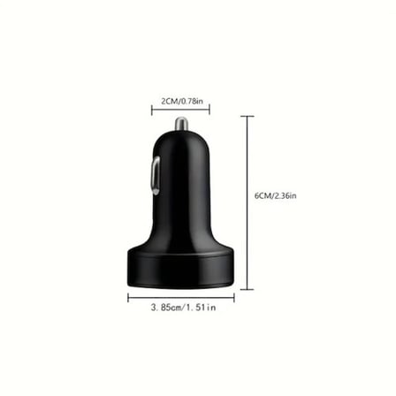 6 Portlu Hızlı Araç Şarj Cihazı – 4 USB + 2 Type-C Çıkışlı Dijital Göstergeli Oto Şarjı