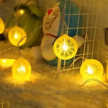 m  Led Pilli Limon Işık