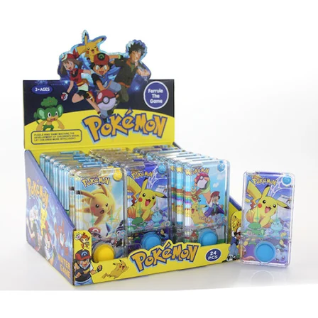Pokemon Baskılı Sulu Oyun - Tek Butonlu Dikdörtgen Su Oyunu