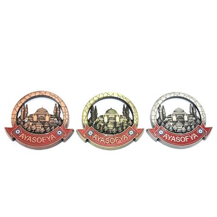İstanbul Temalı Metal Magnet