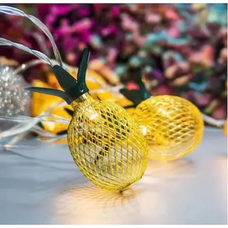 2 Metre 10 LED Pilli 2 Kademeli Ananas Led Işık