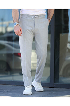 Rahat Şık Kolay Ütülenebilir Slim Fit Kumaş Jogger Pantolon