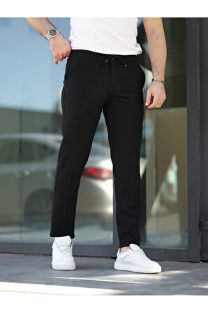 Rahat Şık Kolay Ütülenebilir Slim Fit Kumaş Jogger Pantolon