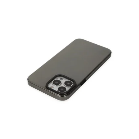 Ayd Apple İphone 13 Pro Max Kılıf Anka Pc Sert Metal Kapak - Siyah