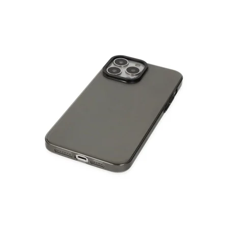 Ayd Apple İphone 13 Pro Max Kılıf Anka Pc Sert Metal Kapak - Siyah