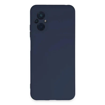 Ayd Xiaomi Poco M5 Kılıf Nano İçi Kadife Silikon - Lacivert