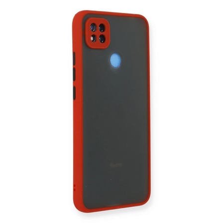 Ayd Xiaomi Redmi 9c Kılıf Montreal Silikon Kapak - Kırmızı