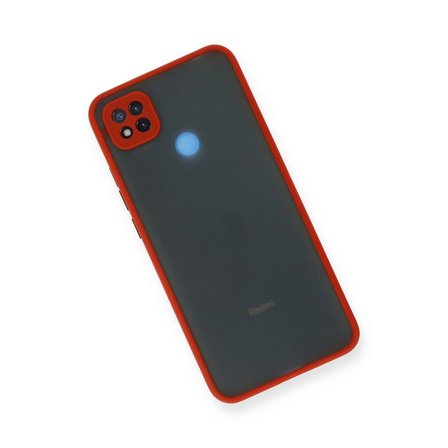 Ayd Xiaomi Redmi 9c Kılıf Montreal Silikon Kapak - Kırmızı