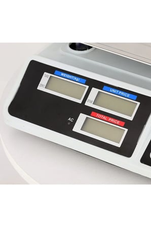 Ayd Metal Ölçüm Tartısı Elektronik Terazi Bakkal Manav Market Ve Pazarcı Tartısı 40kg