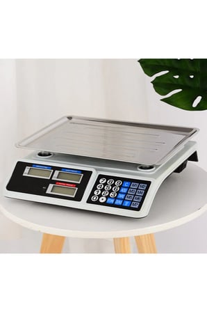 Ayd Metal Ölçüm Tartısı Elektronik Terazi Bakkal Manav Market Ve Pazarcı Tartısı 40kg