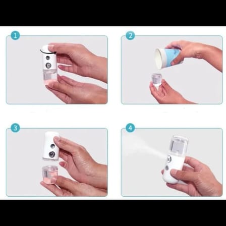 Ayd Şarjlı Mini Yüz Nemlendirici Dezenfektan Cihazı Mist Sprayer