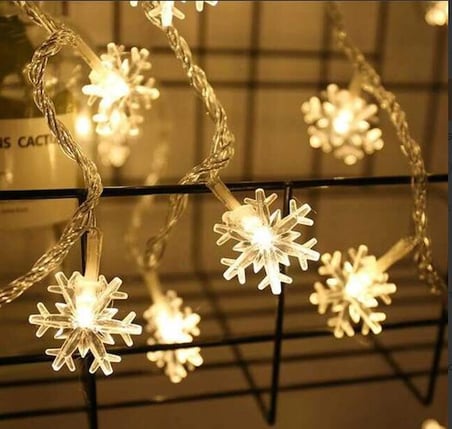 Ayd Kar Tanesi 5m 28 Led Gün Işığı Kar Tanesi:4cm Mz-16-18