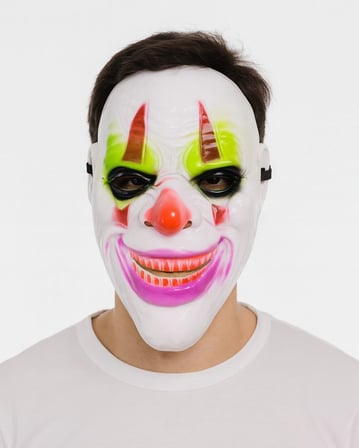 Ayd Delirten Gülüş Psikopat Palyaço Temalı Joker Maskesi