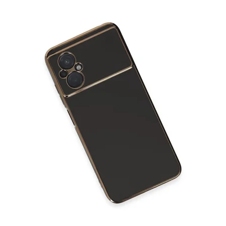 Ayd Xiaomi Poco M5 Kılıf Volet Silikon - Siyah