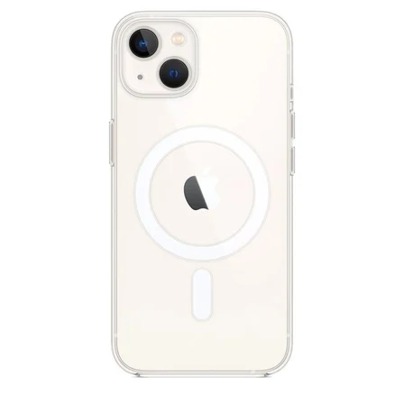 Ayd Apple İphone 15 Plus Kılıf Magneticsafe Şeffaf Silikon - Şeffaf