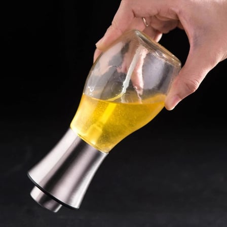 Ayd Paslanmaz Çelik Başlıklı Cam Spray Yağdanlık