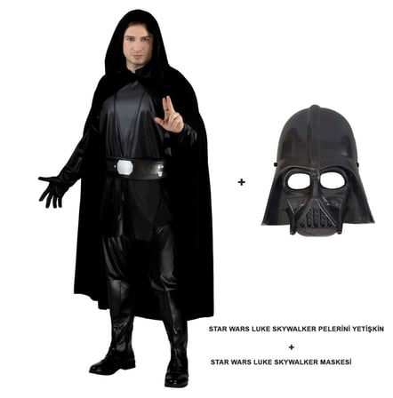 Ayd Wars Luke Skywalker Pelerini Yetişkin Ve Maskesi