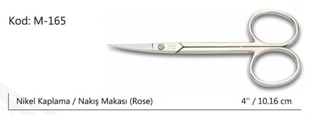 Ayd Europe Nakış Makası Süper Kalite No:4 10,16 Cm