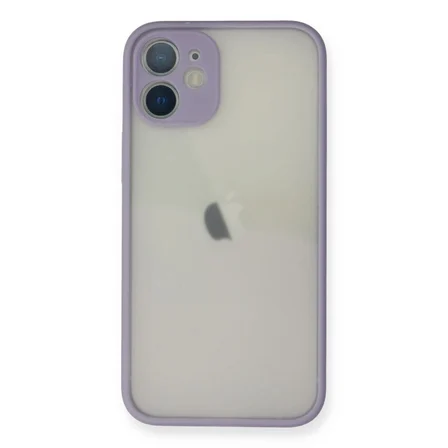 Ayd Apple İphone 11 Pro Max Kılıf Montreal Silikon Kapak - Mor