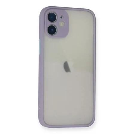Ayd Apple İphone 11 Pro Max Kılıf Montreal Silikon Kapak - Mor