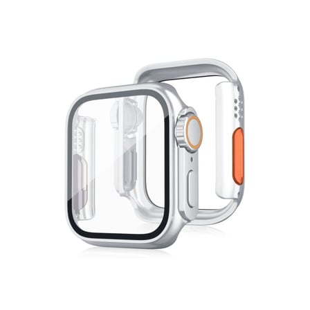 Ayd Apple Watch 44mm Watch 49mm Kasa Dönüştürücü Ve Ekran Koruyucu - Çöl Titanyum