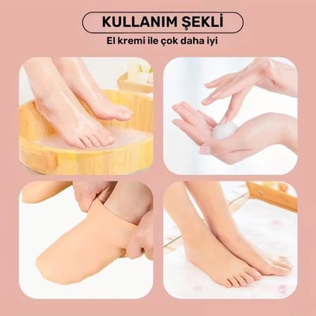 Ayd Ekstra Kalın Silikon Jel Ayak Nemlendirici Çorap