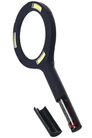 Ayd 3 Ledli Işıklı El Büyüteci 250 Lümen Beyaz Işık Büyüteç 3x Zoom Tamirci Büyüteç Wt374