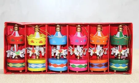 Ayd Ahşap 6'lı Dekoratif Atlı Karınca Alk4394